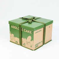 Boîtes à gâteaux en papier personnalisées multi-tailles, fabrication directe, OEM, vente en gros, emballage en carton pour snacks, pâtisseries, cupcakes