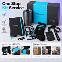 Kit d'événement de lancement d'entreprise IA personnalisé : Carnet, Cache-webcam, Autocollant, Chaussettes, Gobelet, Badge, Cordon, Fournisseur de cadeaux technologiques