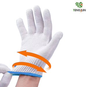 Guanti di Sicurezza Antiscivolo in Nylon Lavorato a Maglia di Alta Qualità con Logo Personalizzato, Rivestimento in PU XL, Vendita all'Ingrosso per Lavori in Giardino - Product Image 4
