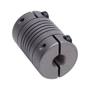 Acoplamiento Helicoidal Flexible de Acero 8781-14-5mm, Rosca M5 a Diámetro Interior de 14 Pulgadas, Diámetro Exterior de 58 Pulgadas - Product Image 1
