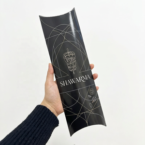 Boîte à shawarma arabe personnalisée en papier kraft pour emporter, boîte à rouleaux <span class=keywords><strong>de</strong></span> poulet - Product Image 2