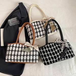 Nouveau sac à main, nouvelle tendance, sac à main pour femme à carreaux grande capacité, sac fourre-tout tendance - Product Image 3