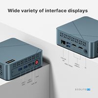 Mini PC BOSGAME E3 Intel N95 (jusqu'à 3,4 GHz) 16 Go de RAM DDR4 512 Go de SSD Double écran 4K WiFi 5 BT5.0 USB 3.2 2.5G LAN 11OS