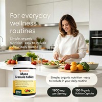 Comprimés de Maca en granulés OEM pour soulager la fatigue physique, améliorer l'énergie, complément alimentaire pour la santé masculine, formule personnalisée en vrac, emballage personnalisé