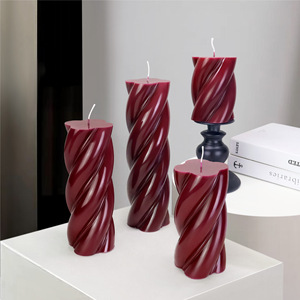 HY Büyük Spiral Mum Kalıbı Plastik Büküm Mum Kalıbı Aroma Mum Soya Balmumu Reçine El Sanatları için - Product Image 4