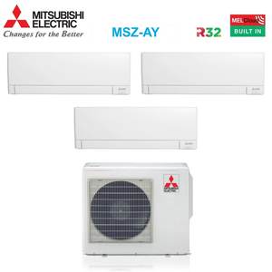 Mitsubishi Electric Trial Split Inverter Climatiseur Plus Line Série MSZ-AY 9 + 9 + 15 btu avec MXZ-3F68VF R-3 Wi-Fi intégré - Product Image 2