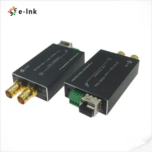 Mini conversor 12g-sdi para fibra com tally e rs485