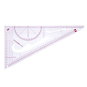 New Products Plastic Square Rightangle Tailor Drawing Craft Tool <b>Sewing</b> French Curve Ruler <b>Set</b> - Product Image 4