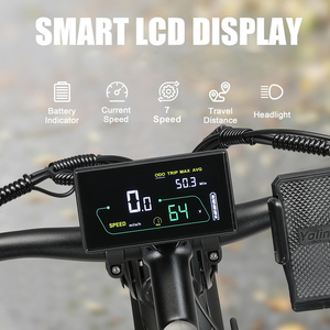 Bicicleta de Montaña con Suspensión Completa y Batería de Litio de 35Ah Extraíble, Neumáticos Anchos, Largo Alcance, Superpasa los 70 Millas con una Sola Carga, para Uso Versátil - Product Image 2