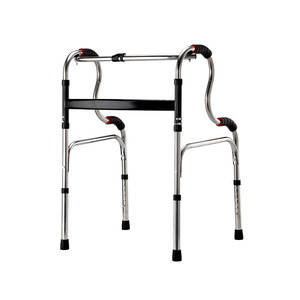 Kanghan <b>Walker</b> Stainless Steel Adjustable Height <b>Elderly</b> Rehabilitation Aid Mobility Support Walking Frame - Product Image 1