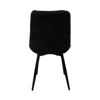 Chaises de salle à manger empilables pour restaurant, café, structure en métal robuste avec revêtement en cuir PU, chaises de bistrot modernes pour cuisine