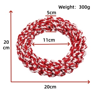 Accessori per cani giocattoli interattivi per cani grossi cani a forma di ciambella di cotone a forma di morsi per cani - Product Image 5