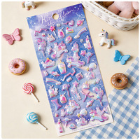 Ensemble d'autocollants en mousse arc-en-ciel Shanle, autocollants 3D esthétiques pour scrapbooking pour filles, fournitures de décoration DIY de style Ins pour étudiants
