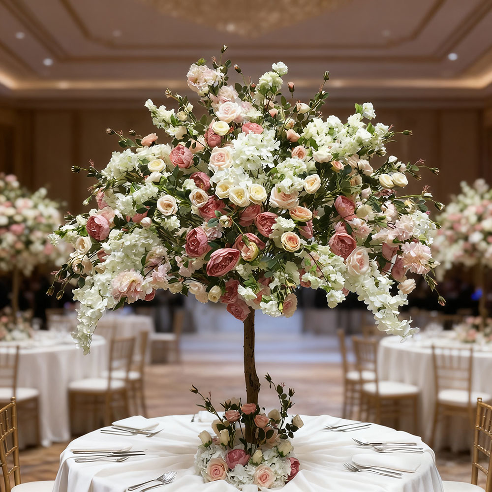 big artificial flowers tree