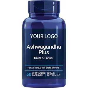 OEM ODM Ashwagandha Plus ashwagandha Extract, Spearmint Extract, Focus, Attention, Relaxation, Advanced Formula