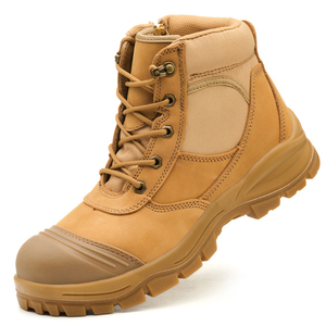 <span class=keywords><strong>Scarpe</strong></span> Antinfortunistiche Unisex S3 a Taglio Medio, Doppia Densità PU, Certificazione CE, Resistenti ad Acidi e Oli, in Pelle Bovina, Antiscivolo e Impermeabili per l'Inverno - Product Image 3