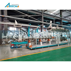 เครื่องอัดรีดอาหารปลานิลแบบเปียกเครื่องป้อนอาหารปลาแบบเพลาคู่ทำจากสแตนเลส - Product Image 3