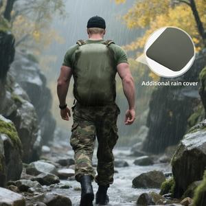 Hunting Backpack for Men Women, Waterproof Hunting Pack with Rain <b>Cover</b>, Long-Lasting 35L Camo Tactical Day Pack for Bow - Product Image 6