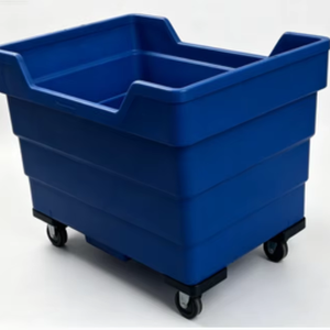 Carrito de Lavandería de Plástico de Tamaño Mediano, 480L, para Sábanas, para Hoteles/<span class=keywords><strong>Hospitales</strong></span>, Carrito de Transporte de Tela PE, Equipado <span class=keywords><strong>con</strong></span> Ruedas de 5 Pulgadas - Product Image 1