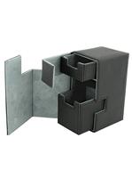 Boîte de rangement carrée personnalisée XenoSkin avec logo sur mesure pour jeux de dés et cartes - Conception à rabat