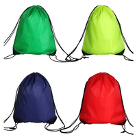 Sac à dos à cordon en gros, impression personnalisée, polyester 420D, sac de sport à cordon pour le sport, la randonnée et les voyages