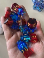 Logo personnalisé mdn sculpté polyèdre D6 résine balle dés TRPG COC groupe de course jeux de société d & d jeu de dés