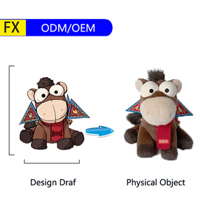 Bán buôn 100cm Kawaii lừ<span class=keywords><strong>a</strong></span> kích thước lớn tùy chỉnh động vật đồ chơi sang trọng siêu mềm PP bông đầy căng thẳng cứu trợ cho ngày sinh nhật - Product Image 2