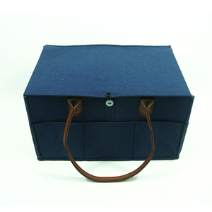 Logo personalizzato 2025 durevole Multi-funzione di grande capacità in <span class=keywords><strong>morbido</strong></span> <span class=keywords><strong>feltro</strong></span> di lana tessuto bambino pannolino di stoccaggio mummia Tote di moda signora - Product Image 3