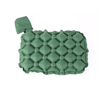Coussin de siège gonflable d'extérieur, tapis de camping résistant à l'humidité, tapis de voyage léger, coussin de chaise de bureau, 100% polyester, couleur unie