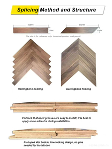 Chất lượng cao Thiết kế sàn gỗ composite rắn thiết kế sàn gỗ sàn gỗ composite rắn cho biệt thự khách sạn - Product Image 6