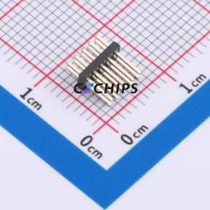 ZX-PZ1.27-2-5PZZ Pin Header Through hole Component (THT),P=1.27mm Connector 2x5P 1.27mm 1.27mm Pin Header - Product Image 1