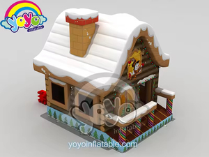 Combo Inflable de Lujo para Navidad de 16 pies: Casa y Árbol de Navidad, Decoración con Costuras Reforzadas y Material Antipinchazos para Reuniones en Parques - Product Image 6