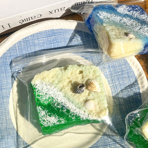 Jouet à presser réaliste en forme de coquille ondulée carrée, en plastique, derniers produits pour tous les âges - Product Image 5