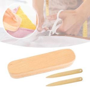 Ensemble de pinces à coudre en bois et de retourneurs de points en bambou - Product Image 6