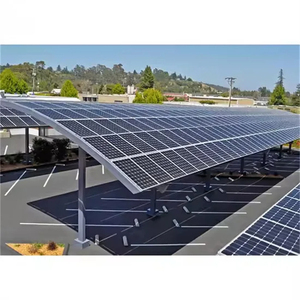 Năng lượng mặt trời carports năng lượng mặt trời gắn chân đế năng lượng mặt trời mạ kẽm cực carport Khung thép carbon carport hệ thống năng lượng mặt trời - Product Image 1