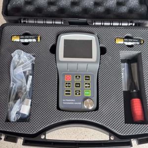 Testeur d'épaisseur de précision industrielle pour tuyaux métalliques, plaques d'acier Jauge d'épaisseur ultrasonique U100 - Product Image 2