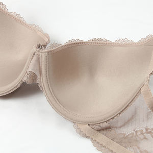 꽃 레이스 장식 여성 뜨거운 섹시한 푸시 업 브래지어 이미지 섹시한 숙녀 공기 브래지어 사진 - Product Image 5