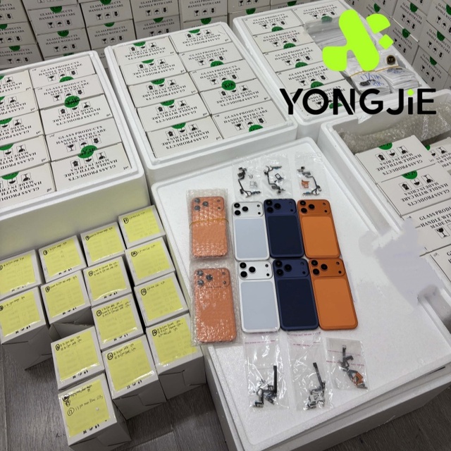 Back Housing Middle Frame Back Glass for Iphone Apple Samsung S Series Big Hole Tapa