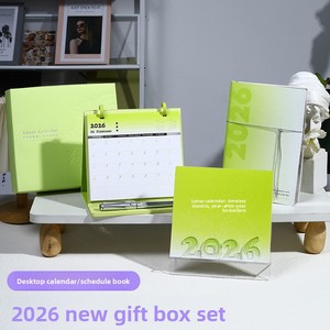 Agenda 2026, Libro de Registro de Horas Diarias, Calendario de Escritorio, Cuaderno, Diario Pequeño Personalizado, Juego de Caja de Regalo, Calendario Impreso - Product Image 3