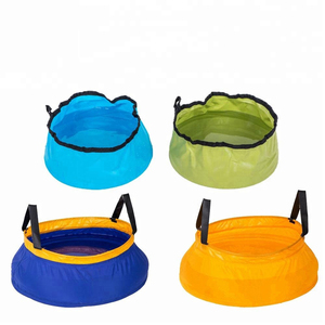 Portable 500d PVC <span class=keywords><strong>Pliable</strong></span> Bassin <span class=keywords><strong>20L</strong></span> <span class=keywords><strong>Pliable</strong></span> Seau D'eau Couvercle pour Camping Voyage Randonnée Pêche 10L Capacité 2mm - Product Image 5