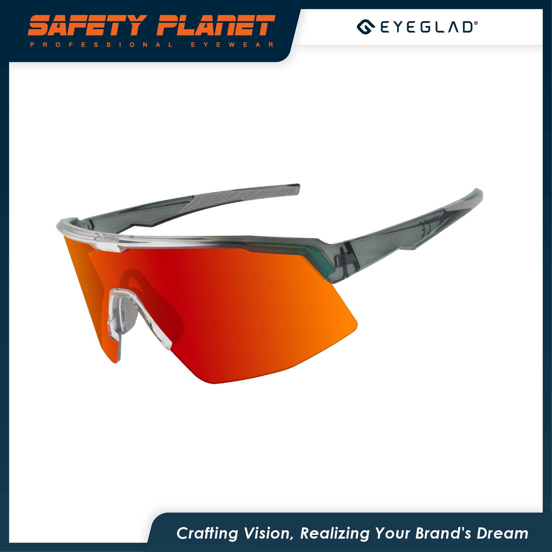 Custom-Made Sports Cycling Glasses Polarized Gradient Mountain Hiking Optical Sunglasses for Unisex 2024