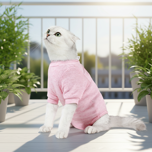 Traje de recuperación de algodón transpirable al por mayor <span class=keywords><strong>para</strong></span> gatos, <span class=keywords><strong>chaleco</strong></span> quirúrgico de esterilización, ropa postoperatoria antilamido <span class=keywords><strong>para</strong></span> gatos y <span class=keywords><strong>perros</strong></span> - Product Image 1