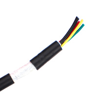 Kabel Kontrol UL2095 Isolasi PVC Multi-inti 2 3 4 5 6 Inti Fleksibel 26AWG Kawat Listrik