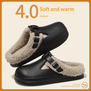Nouvelles Bottes d'Automne-<span class=keywords><strong>Hiver</strong></span> pour Femmes en Coton, Imperméables, Résistantes à la Saleté, avec Doublure en Peluche Amovible et Tige en Fourrure EVA pour Filles - Product Image 2