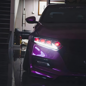 ชุดไฟหน้ารถยนต์ LED รุ่นล่าสุด ดีไซน์ ES พร้อมไฟไดนามิก อุปกรณ์เสริมสำหรับรถยนต์ Accord รุ่นที่ 10 และ 10.5 ปี 2018-<span class=keywords><strong>2022</strong></span> - Product Image 6