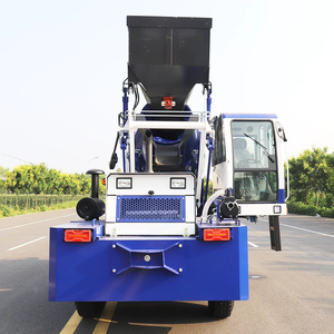 Misturador de Cimento e Concreto Móvel Portátil com Carregamento Automático, Caminhão Misturador de Cimento para Construção de Estradas - Product Image 3