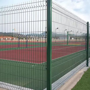 Fabriek Directe Verkoop Pvc 3d Bocht Hek Panelen Uv-Resistente Lichtgewicht Veiligheidsbarrière Luchthavens Werf Ranch Hek 3d Modellering - Product Image 1