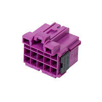 Connecteur d'alimentation à courant élevé, triple rangée, 15 broches, pour applications de contrôle industriel 6-966140-2 966140-2