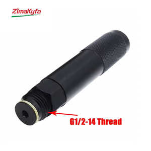 Adaptateur CO2 Zimakyfa CQJT-REG en alliage d'aluminium noir pour capsule CO2 12g, chargeur rapide pour outil pneumatique, adaptateur de remplissage 3000 PSI - Product Image 4