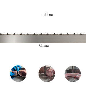 Dientes endurecidos <span class=keywords><strong>de</strong></span> acero al carbono <span class=keywords><strong>de</strong></span> alta calidad, hojas <span class=keywords><strong>de</strong></span> <span class=keywords><strong>sierra</strong></span> <span class=keywords><strong>de</strong></span> cinta <span class=keywords><strong>sin</strong></span> <span class=keywords><strong>fin</strong></span> <span class=keywords><strong>de</strong></span> 98 pulgadas para cortar carne y huesos - Product Image 3